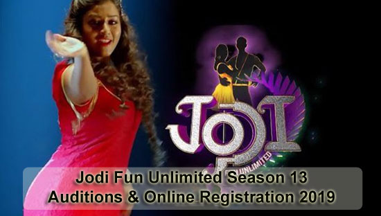 Jodi Fun Unlimited Season 13 - Auditions & Online Registration 2019