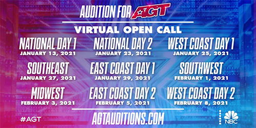 AGT 16 virtual audition